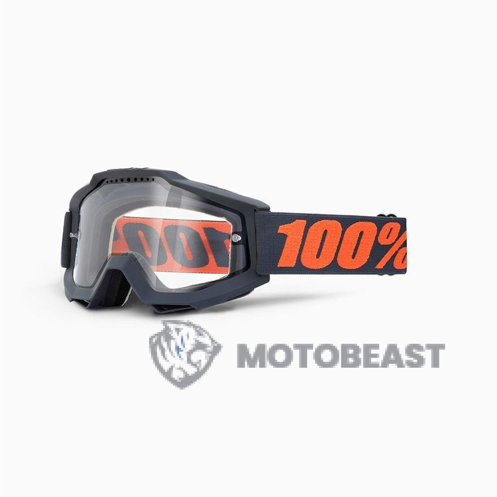 100% ACCURI MATTE GUNMETAL CLEAR