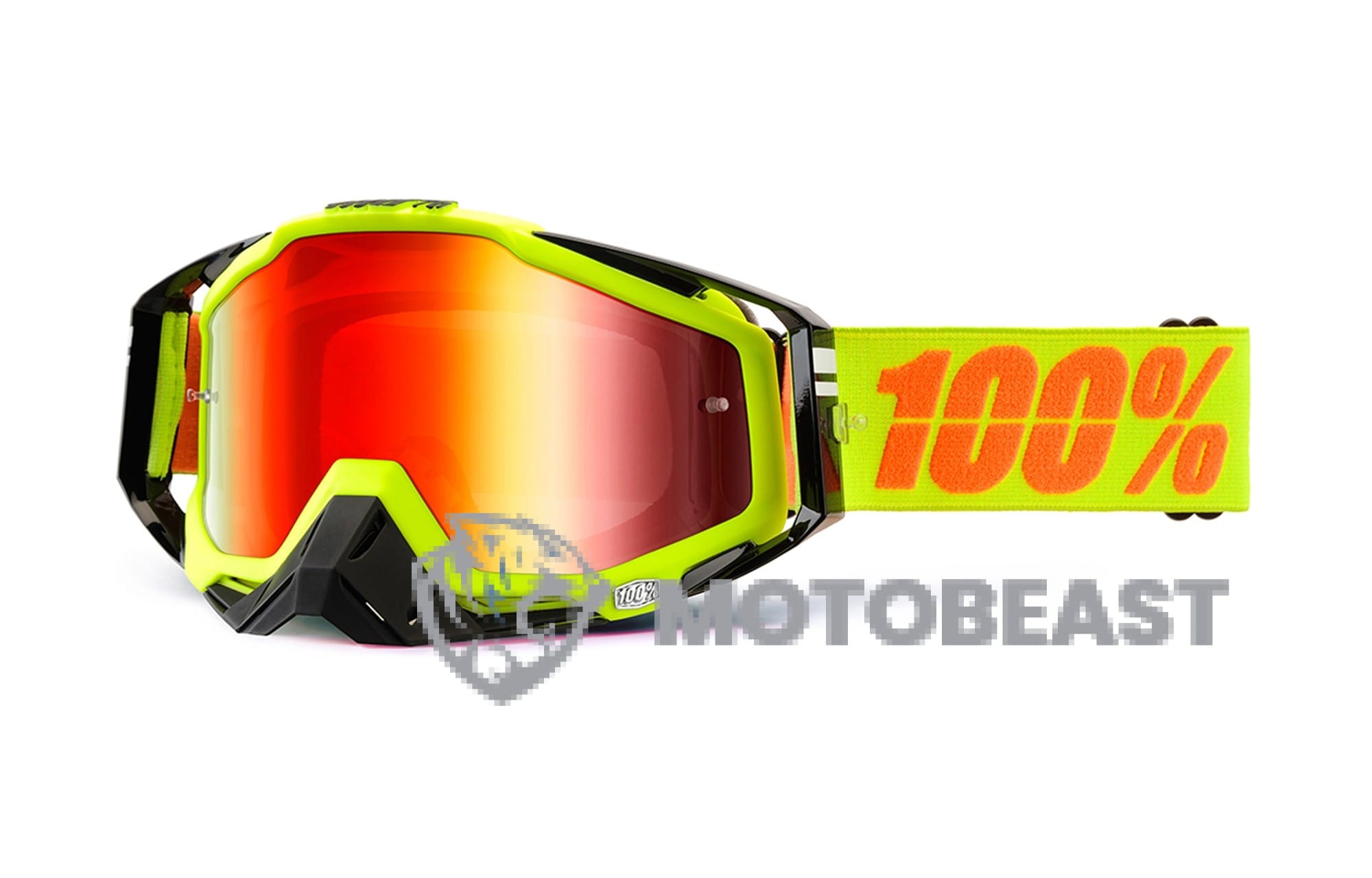 100% RACECRAFT NEON SIGN CLEAR