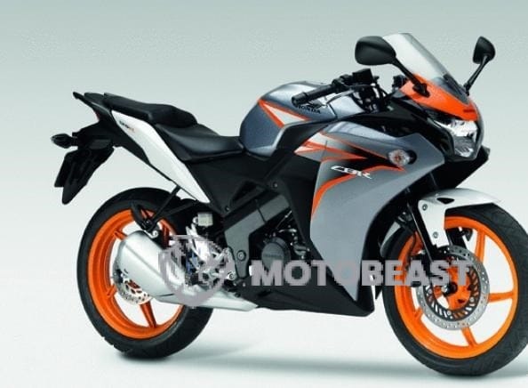 Honda CBR 2011 Orange motociklo grafikas