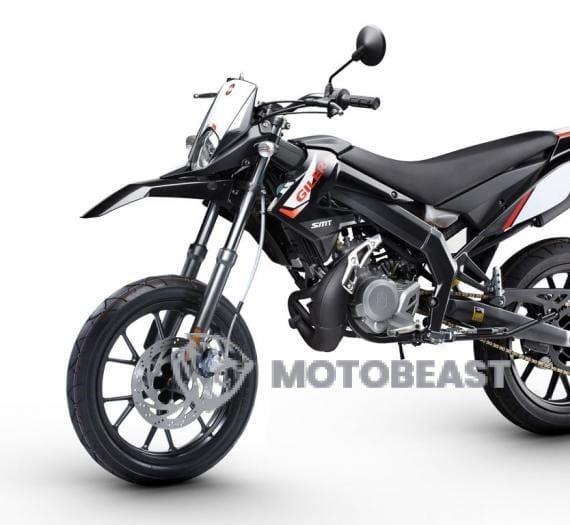 Gilera SMT 2011 Black motociklo grafikas