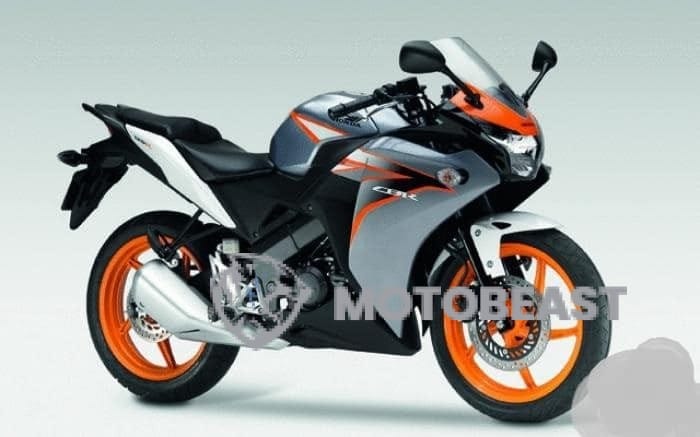 CBR 125 2010 orange grafikos
