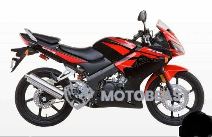 CBR 125 2009 black grafikos