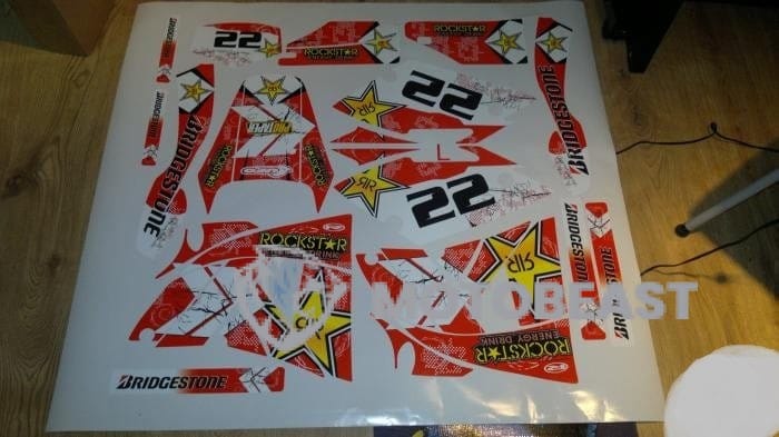 RIEJU RockstarRed grafikos