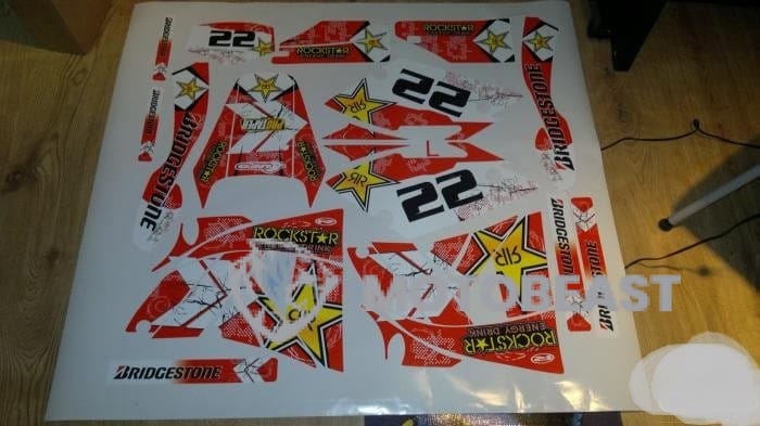 RIEJU RockstarRed grafikos