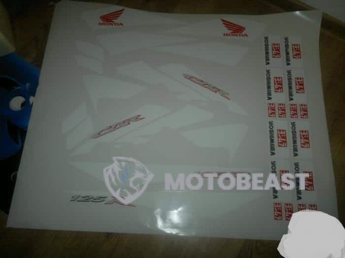 CBR 125 2009 blue grafikos