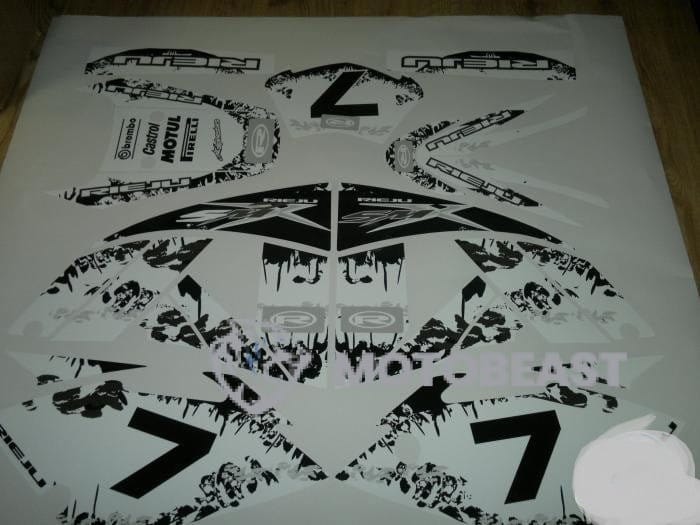 RIEJU SMX whiteB grafikos