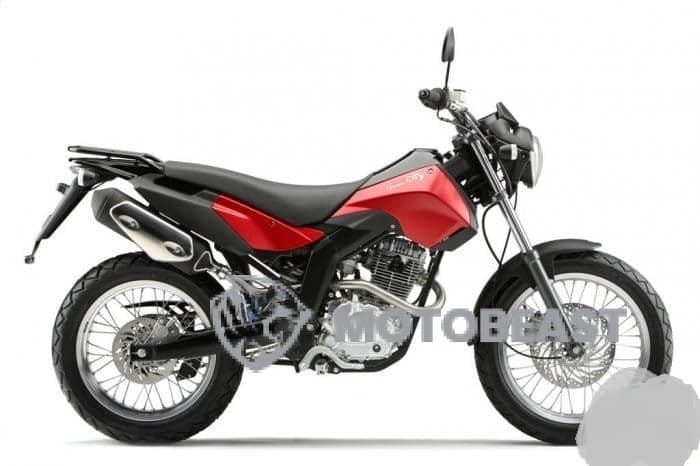 DERBI CROSS red grafikos