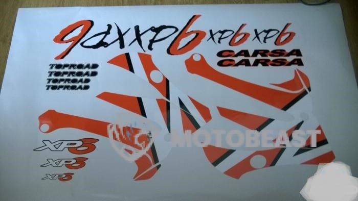 PEUGEOT XP6 orange TRACK grafikos