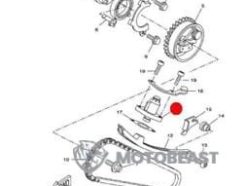 Yamaha YZF R125 grandinės įtempėjas
