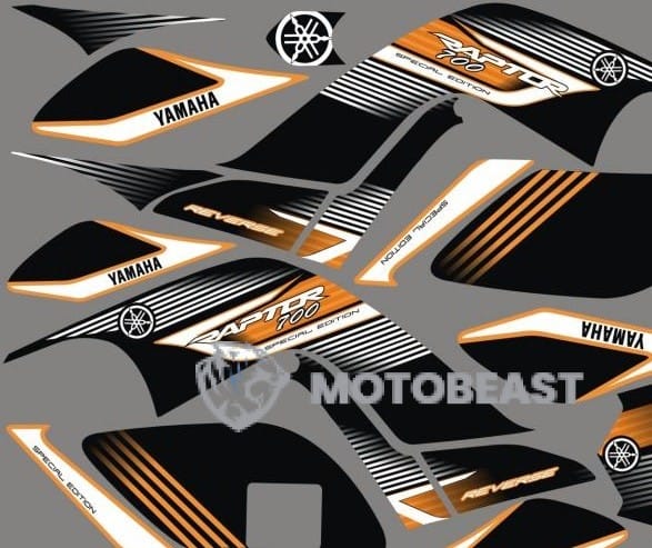 Yamaha Raptor 700 Special Edition grafikos