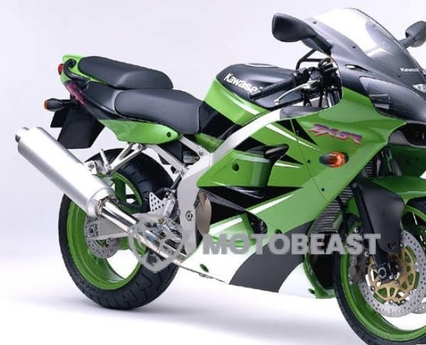 Kawasaki ZX-6R Ninja žalios grafikos