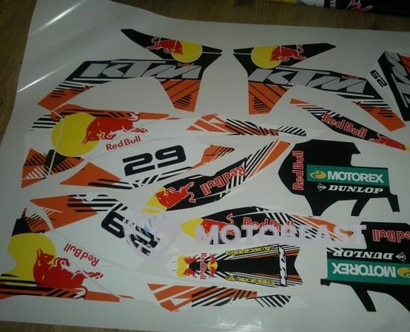 KTM SX/SX-F Seria 2011m. Redbull grafikos