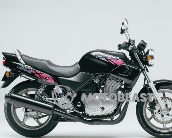 Honda CB500 rožinės originalios grafikos