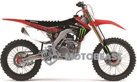 Honda CR125 2006 Monster grafikos