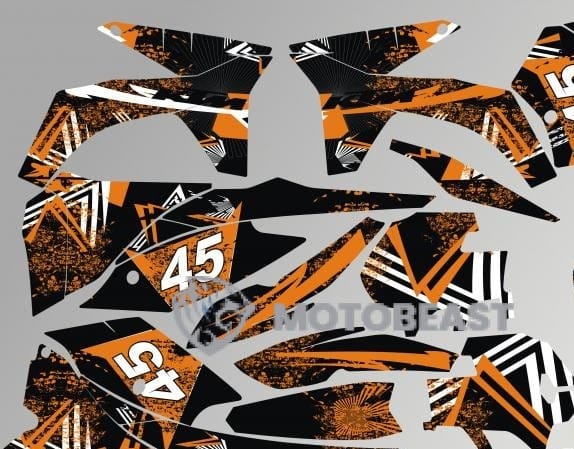 KTM SX/SX-F Seria 2011m. oranžinės grafikos