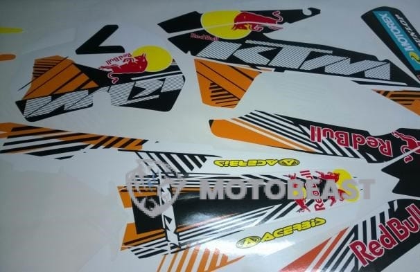 KTM EXC 2012 Redbull grafikos