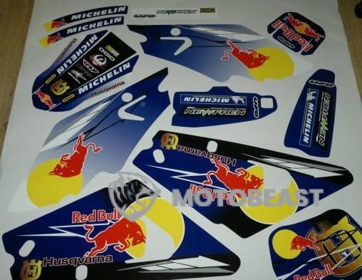 Husqvarna WR Redbull grafikos