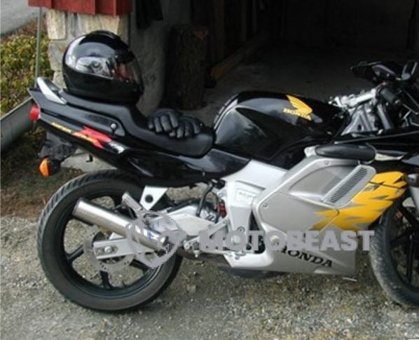 Honda NSR125 juodos-sidabrinės grafikos