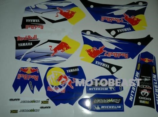 Yamaha YZF250/YZF450 2009m. Redbull grafikos