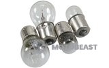 Indikatoriaus lempučių komplektas 2x (12V 10W) ​​ir 2x (12V 21W) (BA15S) baltas