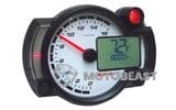 Tachometras / termometras Koso RX2NR 0 - 16 000 aps./min su perjungimo signalu