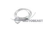 Maskavimo žarna suvirinimo siūlėms (bakas) chromo spalvos plastikas 10mm (5 metrų ritinys)
