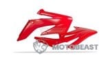 Šoniniai skydai priekyje Polisport CRF 250R 04-09 raudona