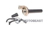 Greito veikimo droselio komplektas Domino KRE 03 universalus Offroad 2,6° / 45 mm titano