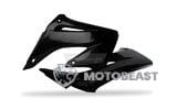 Šoniniai skydai priekyje Polisport CR 125-250 02-07 juoda