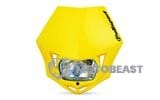 Priekinis žibintas Polisport MMX geltonas RM 01