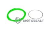 Droselio troso komplektas universalus 1,2 mm x 2 metrų Motoforce Racing neoninės žalios spalvos