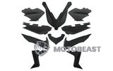 Apdailos komplektas 10 vnt. juodas matinis Yamaha Xmax 2014 - 2017 m