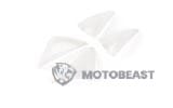 Indikatoriaus lęšiai priekiniai / galiniai balti Peugeot Speedfight 1/2