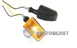 Indikatoriai Mini Rectangle V2 12V - 10W juoda / balta