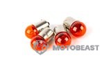 Indikacinės lemputės 12V - 10W BA15S oranžinė
