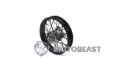 Priekinis ratas / ratlankio plieninis d.12 mm - 10 colių Pit Bike / Dirt Bike juodas