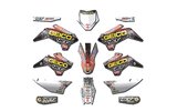Grafikos komplektas Geico Pit Bike YCF Pilot 2016-2017 / Gamykla 2016-2017