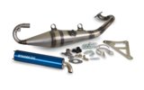 Exhaust Stage6 Pro Replica MK2 Blue Peugeot horizontal / Morini