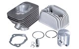 Cilindras polini sportas 70cc ketaus d = 46 mm   stūmoklio kaištis = 12 mm Piaggio ciao   ciao px