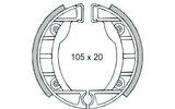 Stabdžių trinkelės 105x20mm RMS Piaggio Ciao