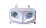 Priekinių žibintų kaukė EyeLight Yamaha BW's / Booster po 2004 m. balta