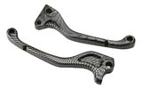 Stabdžių svirtys MBK Booster naujos kartos po 1999 m. Carbon Look dioksido išvaizda