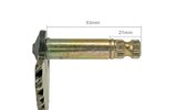 „Kickstart“ velenas Gy6, 50cc, 63 mm 21 mm