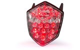 Galinis žibintas 18 LED skaidrus Rieju
