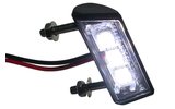 Valstybinio numerio apšvietimas KOSO LED, homologuotas, universalus, 17,5x42mm