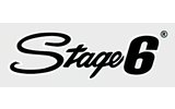 Lipdukas Stage6 logotipas 20x6cm juodas