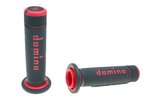 Rankenos Domino A180 ATV nykščio droselis 22/22mm juodai raudonas