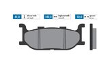 Stabdžių pagalvėlės polini sukepintas TMAX 500 2001 - 2003