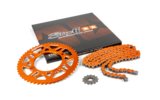 Grandinės komplektas 13x53 - 420 Stage6 aliuminio CNC Orange Beta RR