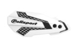 Rankų apsaugos Polisport MX Flow balta / juoda CRF 250 / 450 mechaninė sankaba